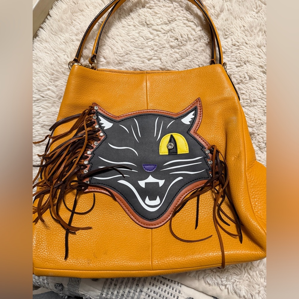 Upcrafted Coach black cat Pheobe Orange